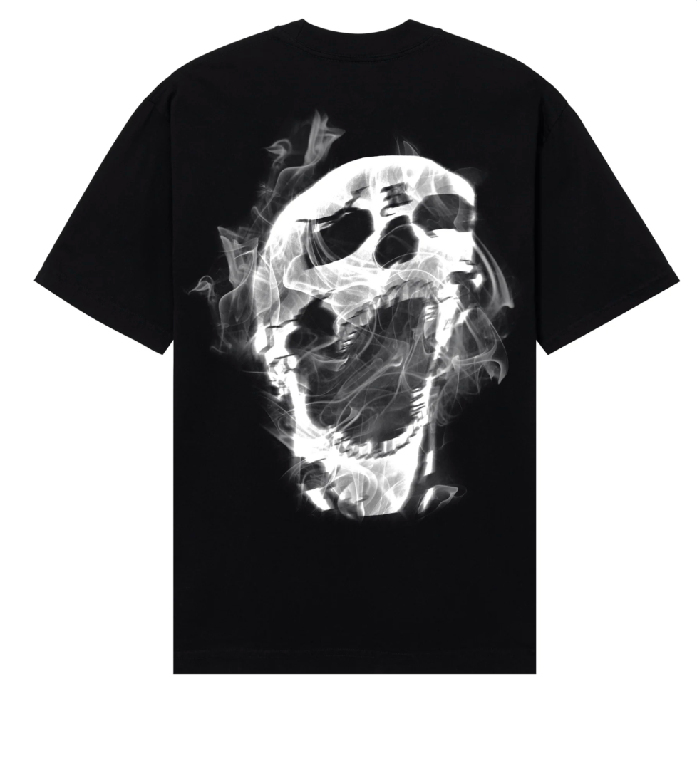 Revenge Smoke Lightning Logo Tee