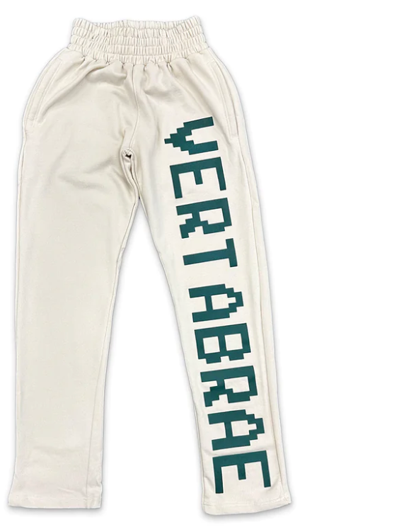 Vertabrae Sweatpants Cream Green