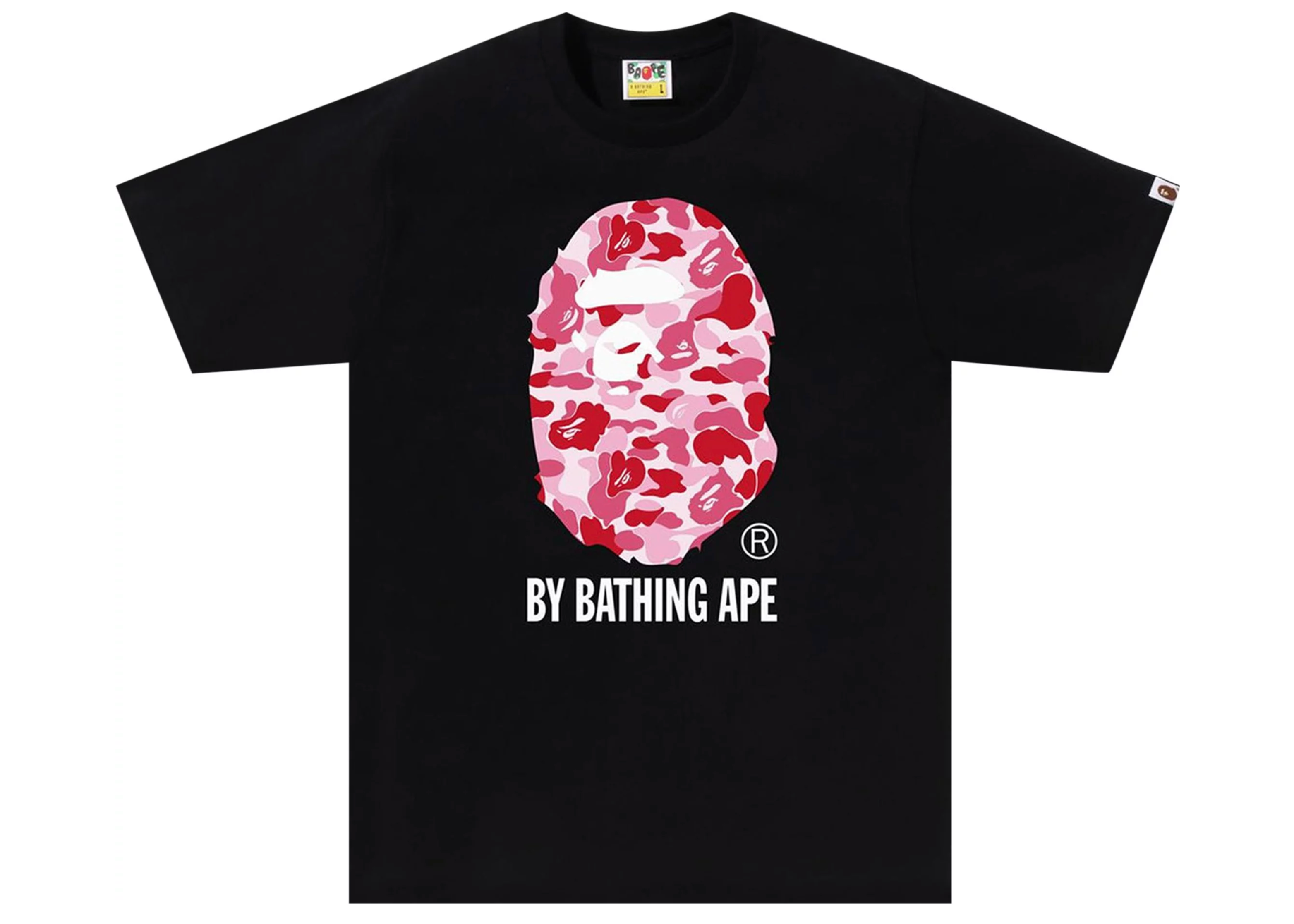 Bape ABC Camo By Bathing Ape Tee 'Black/Pink