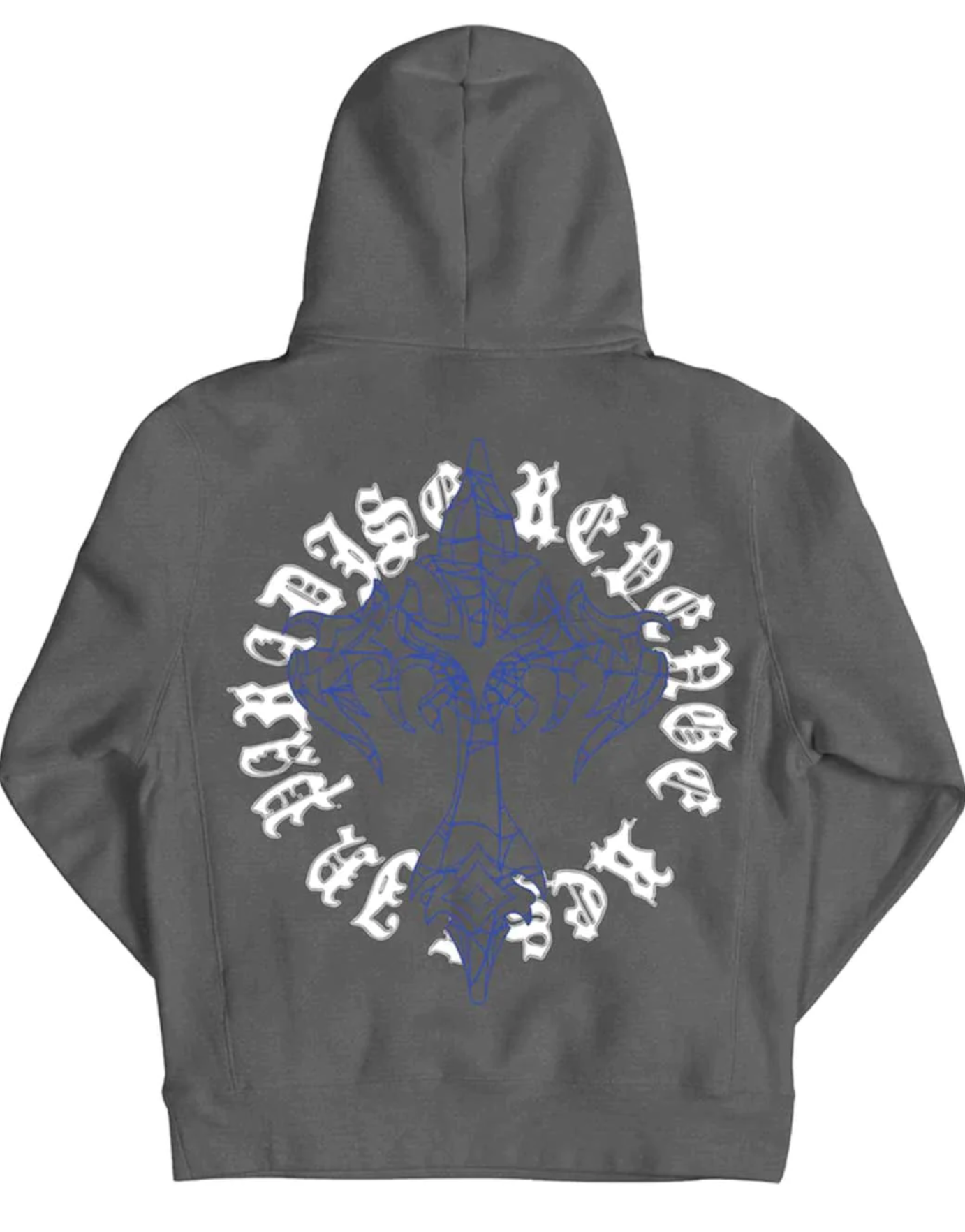 Revenge Web Cross Vintage Black Hoodie