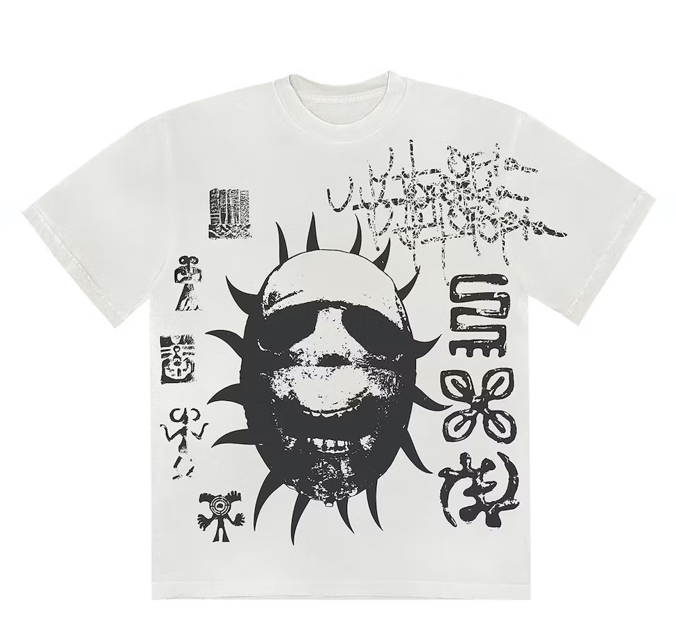 Travis Scott Utopia C1 White Tee