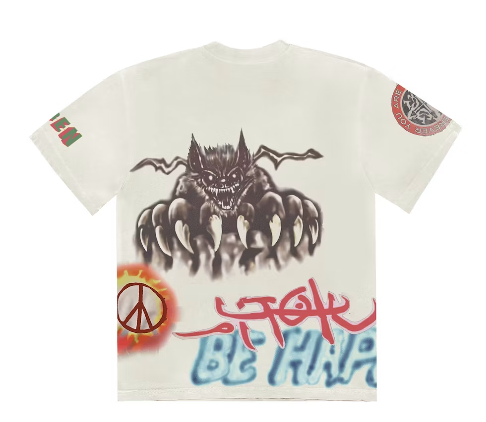 Travis Scott Siren White Tee