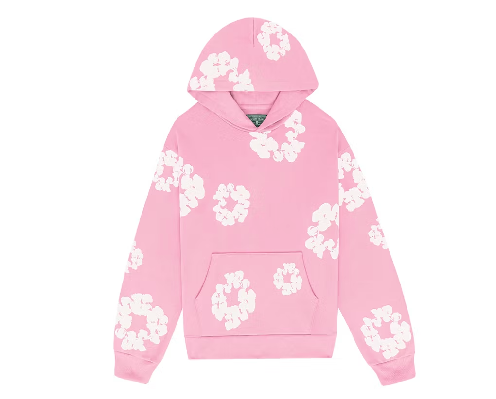 Denim Tears Cotton Wreath Sweatshirt Pink