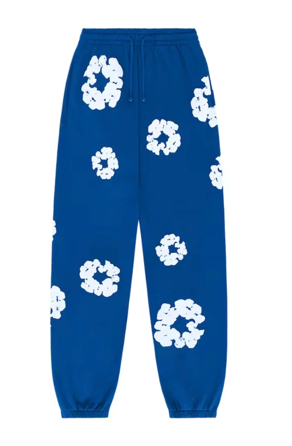 DENIM TEARS THE COTTON WREATH SWEATPANTS ROYAL BLUE