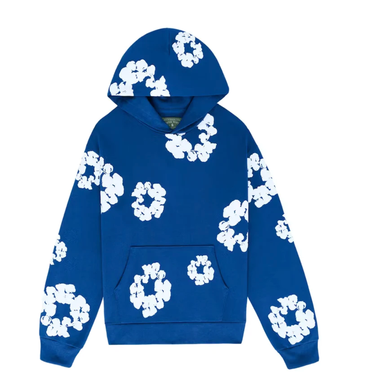 DENIM TEARS THE COTTON WREATH SWEATSHIRT ROYAL BLUE