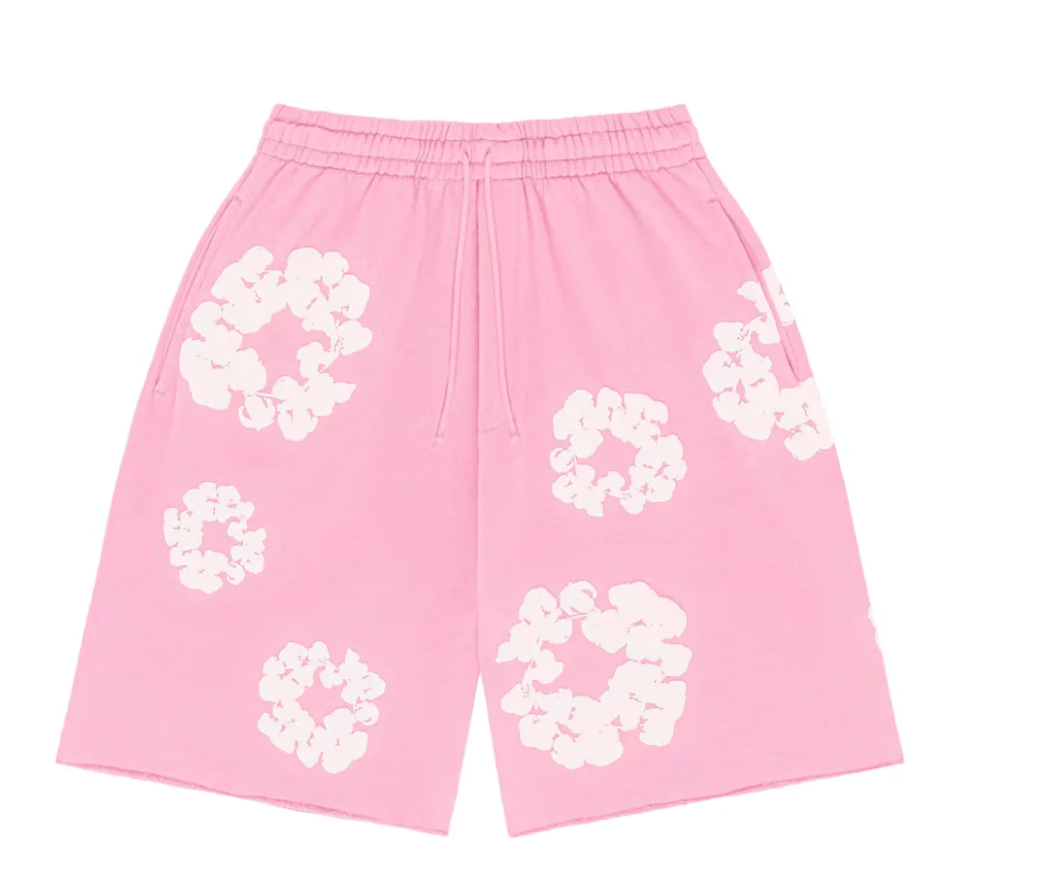DENIM TEARS THE COTTON WREATH SHORTS PINK