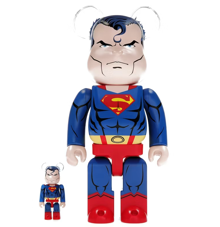Bearbrick Superman (Batman: Hush Ver.) 100% & 400% Set