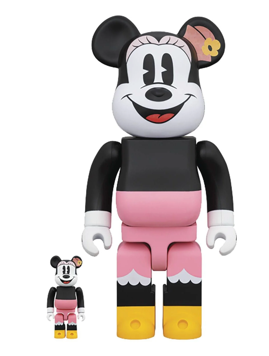 Medicom Japan Box Lunch Minnie Mouse 100% & 400% Bearbrick