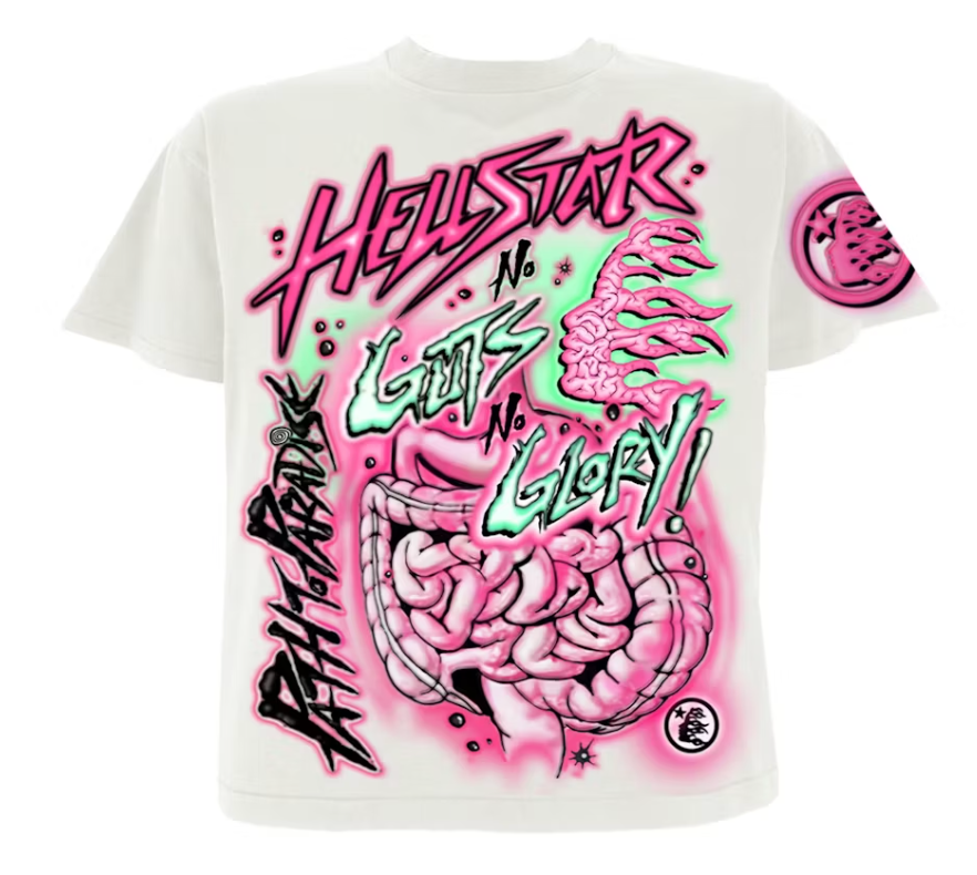 Hellstar No Guts No Glory T-Shirt White