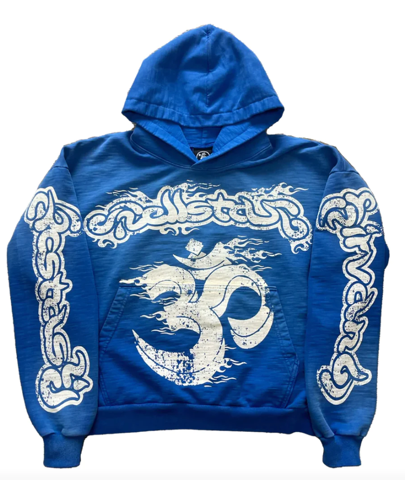 Hellstar Yoga Hoodie Blue