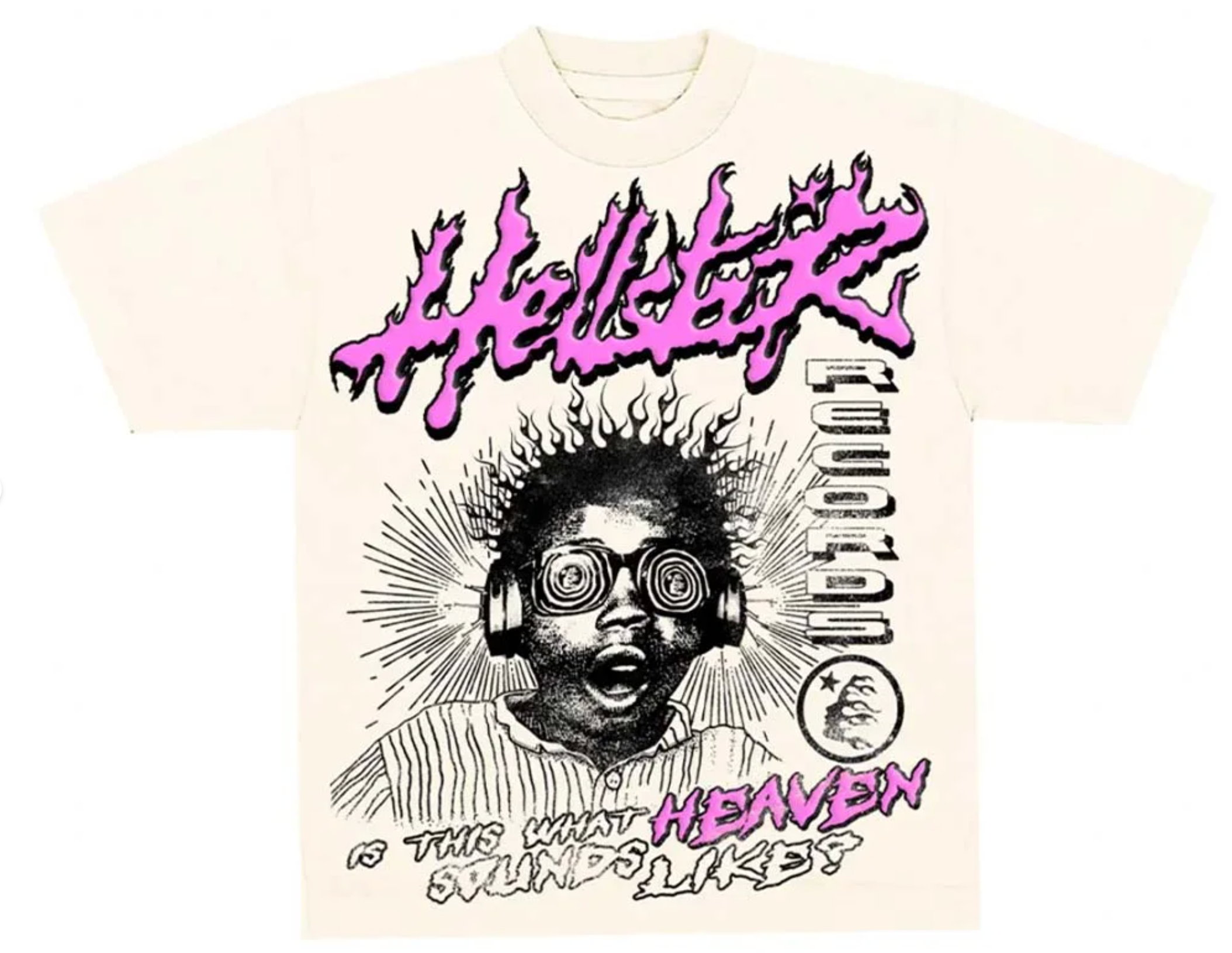 Hellstar Sounds Like Heaven T-Shirt Cream