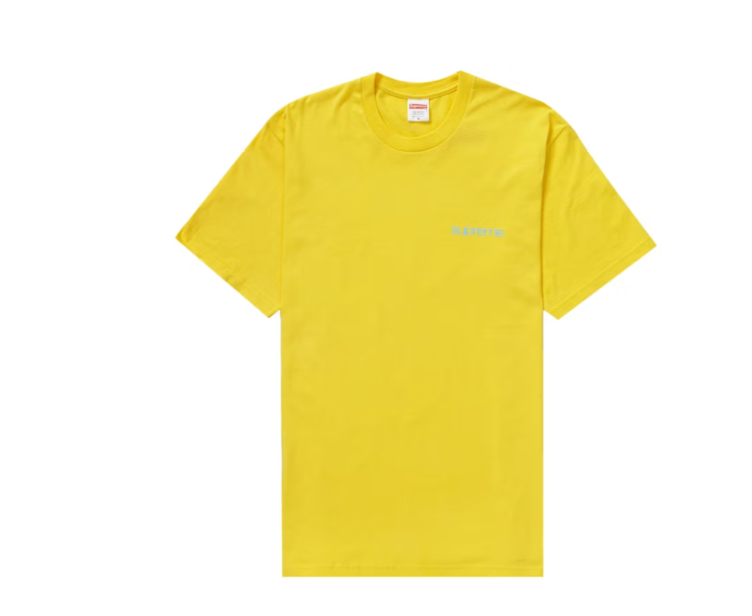 Supreme NYC Tee Yellow