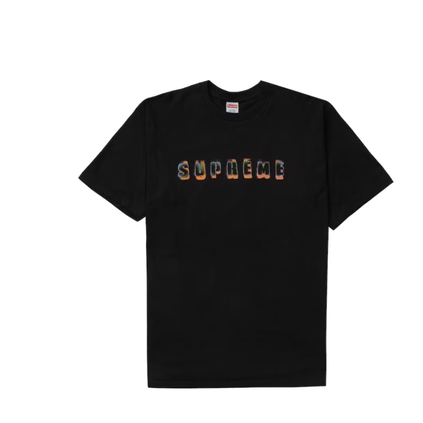 Supreme Stencil Tee Black