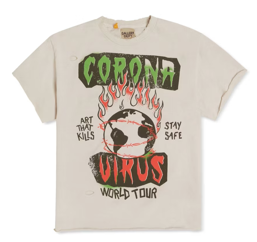 Gallery Dept. ATK Corona Tour T-Shirt White