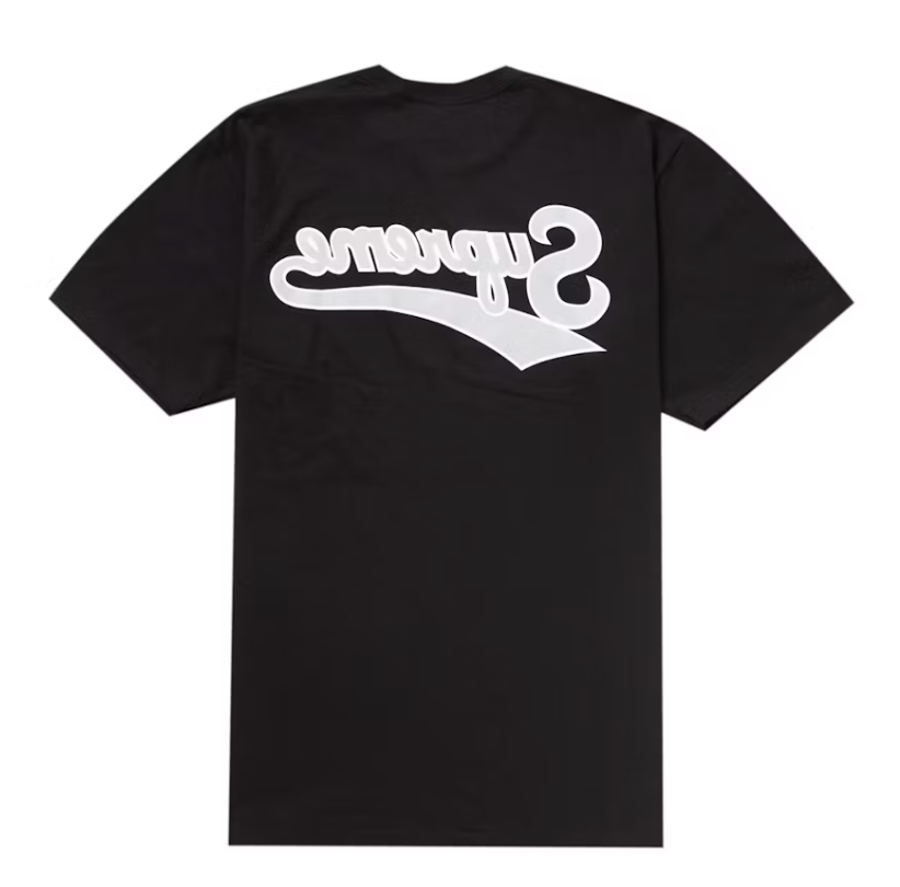 Supreme Backwards Tee Black