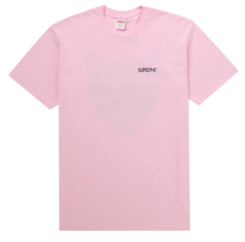 Supreme Black Cat Tee (SS24) Pink