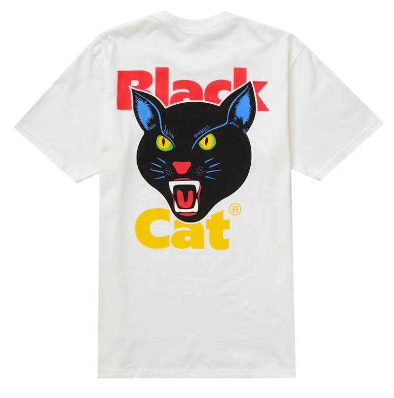 Supreme Black Cat Tee (SS24) White