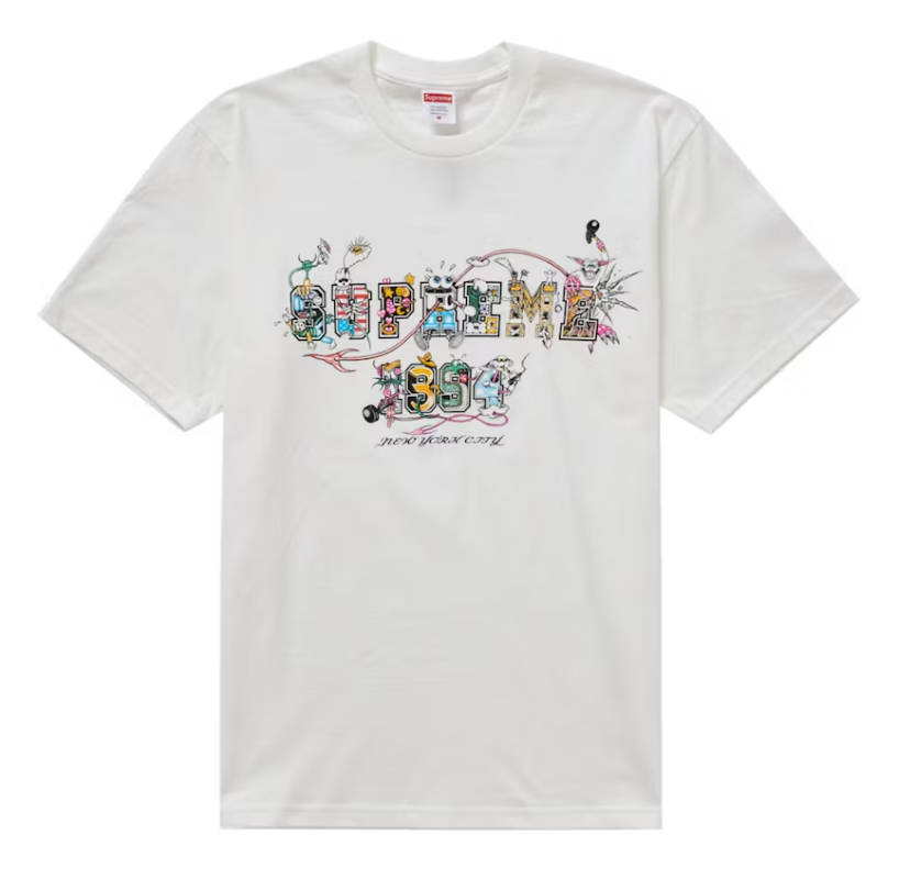 Supreme Varsity Tee White