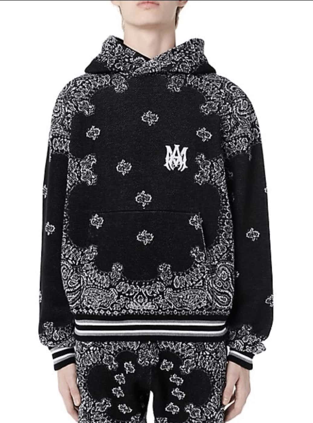 Amiri Bandana B-Ball Cotton & Cashmere Hoodie