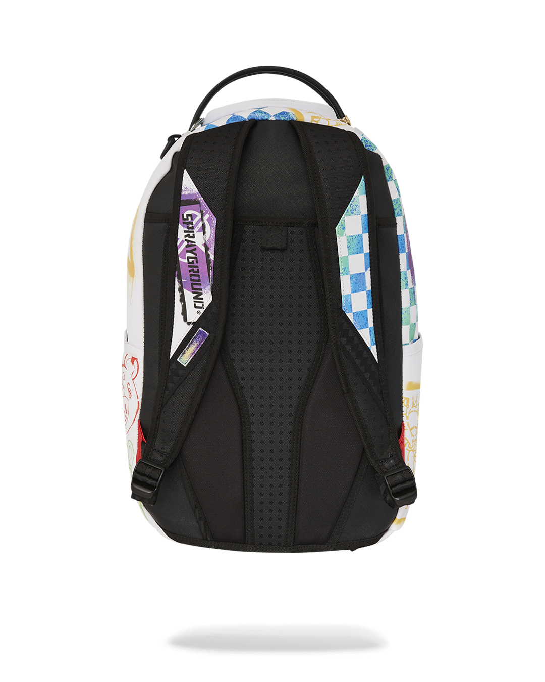 Sprayground Shark Central Stencils White DLXSV Backpack