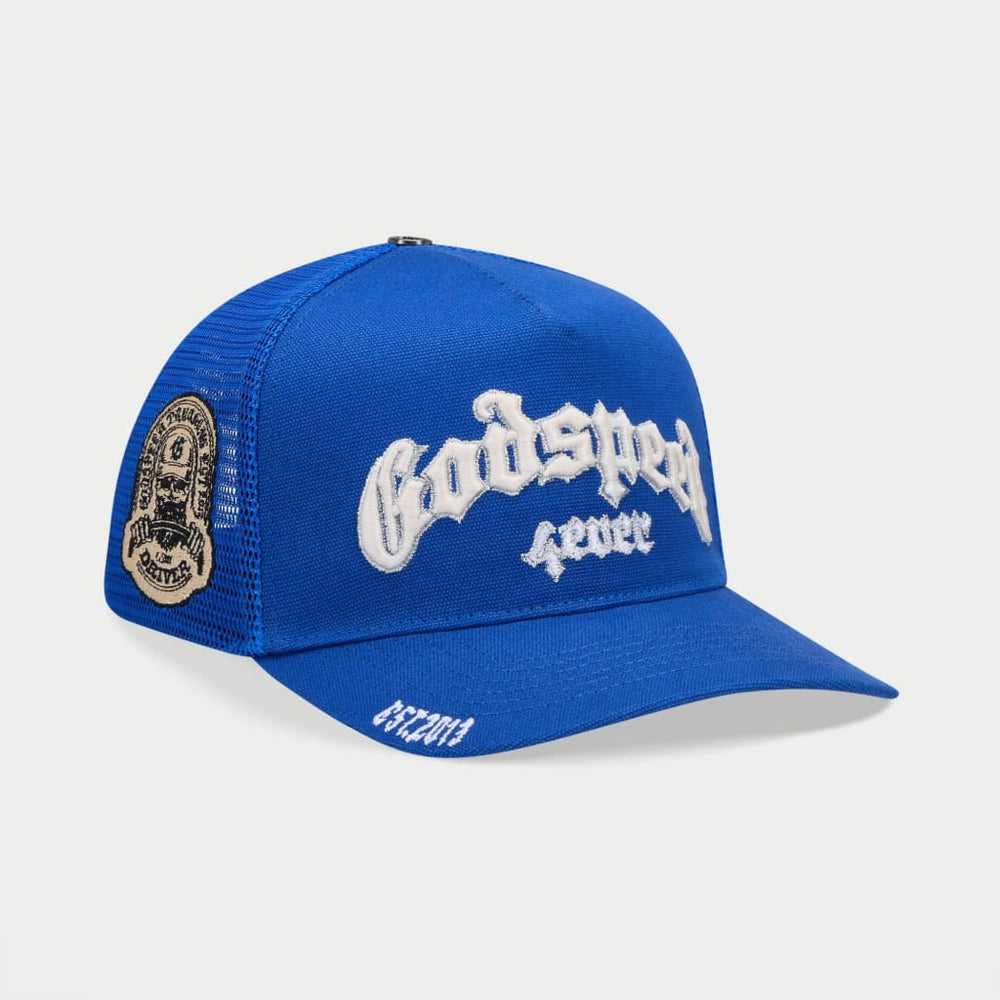 Godspeed GS Forever Trucker Hat Royal Blue