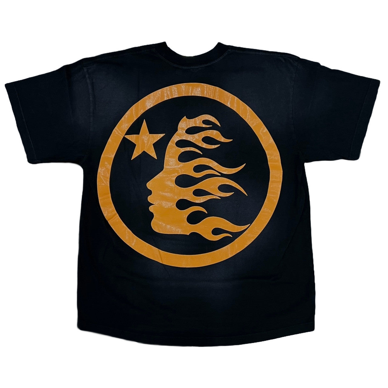 Hellstar Sport Logo Gel T-Shirt Black/Orange