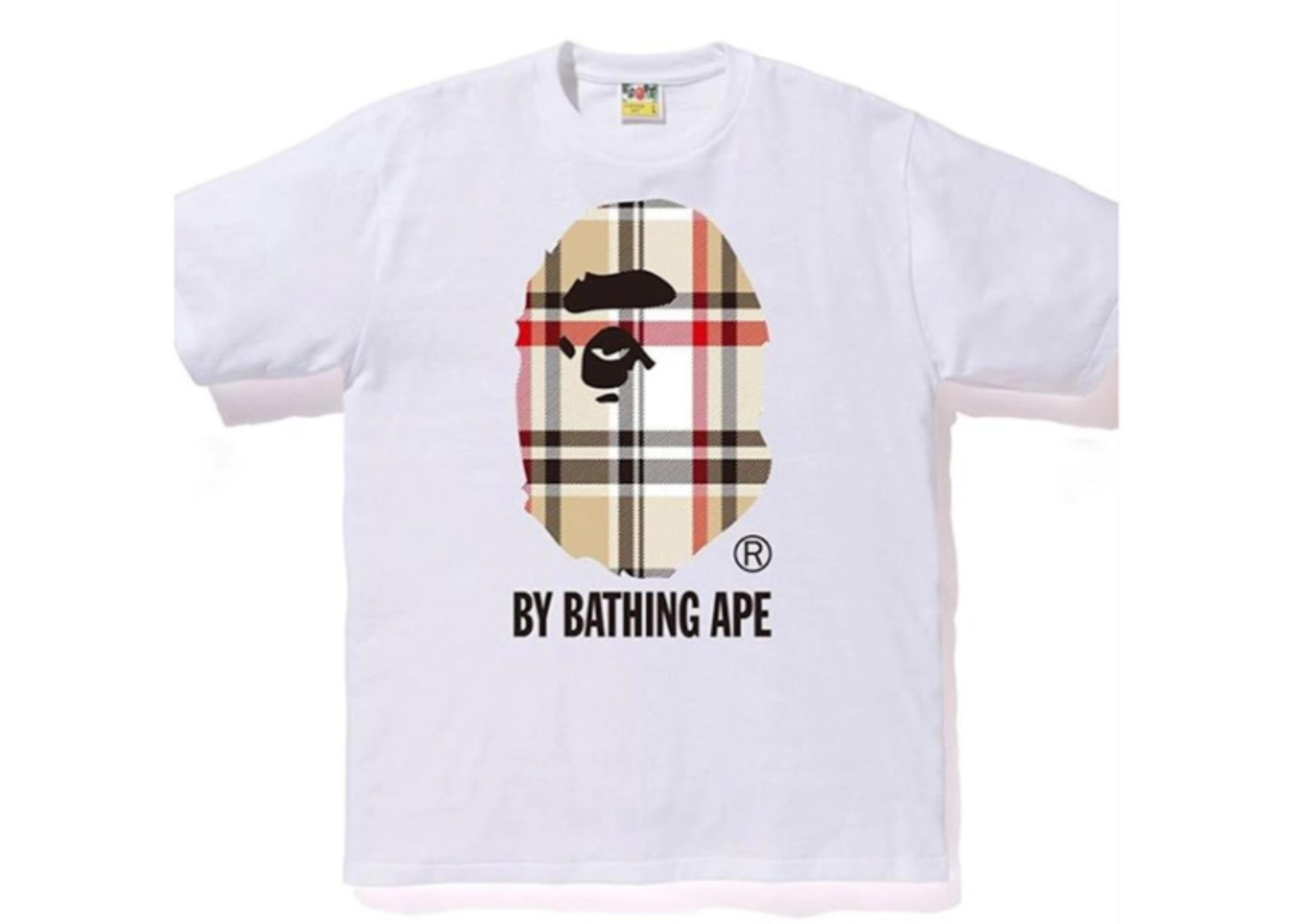 Bathing Ape Burberry White