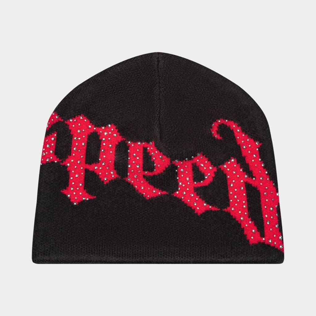 Godspeed OG Logo Studded Beanie Black/Red