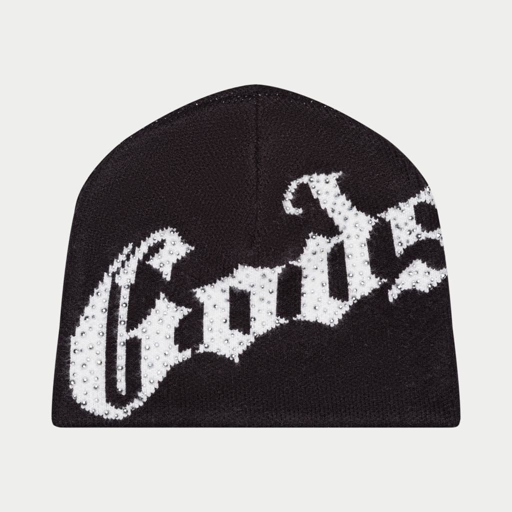 Godspeed OG Logo Studded Beanie Black/White