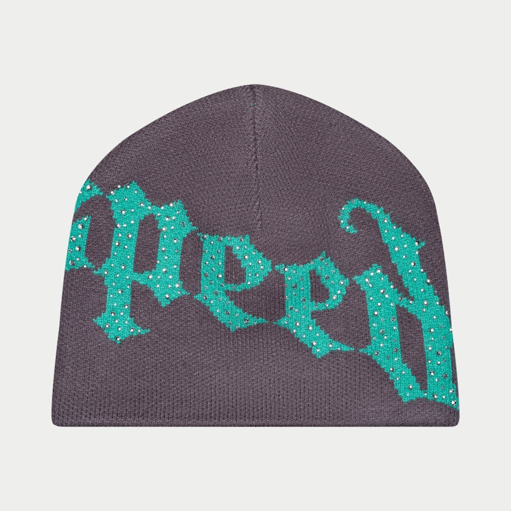 Godspeed OG Logo Studded Beanie Grey/Teal
