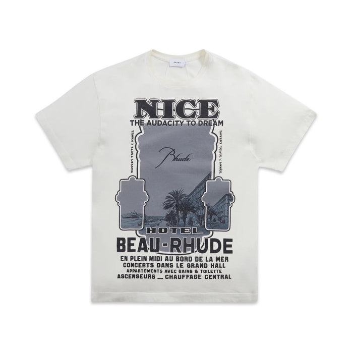 Rhude Beige Nice Tee Shirt