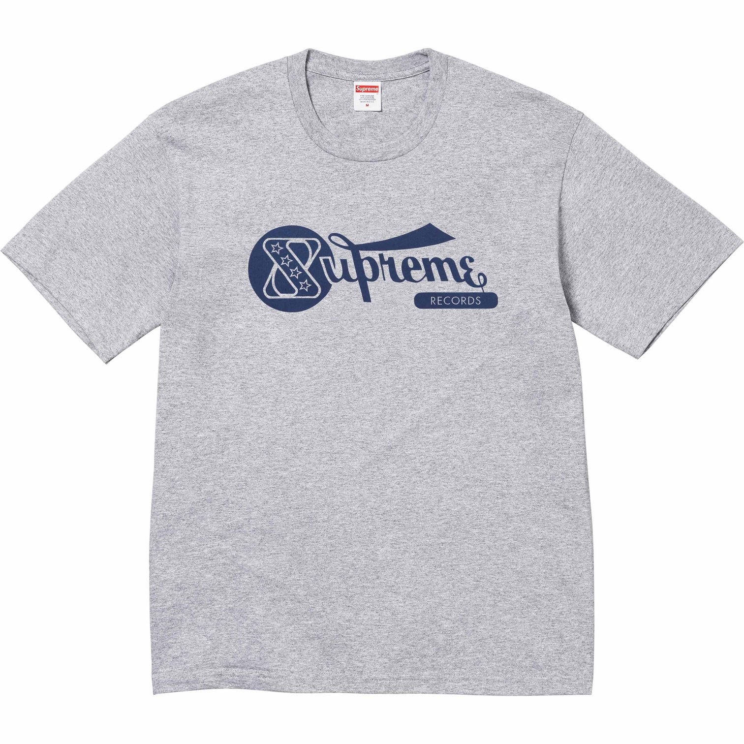 Supreme Records Tee Heather Grey