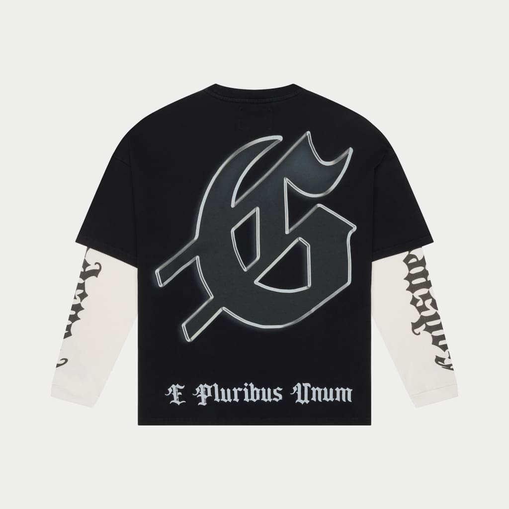 Godspeed Rocker Layered T-Shirt Black Wash