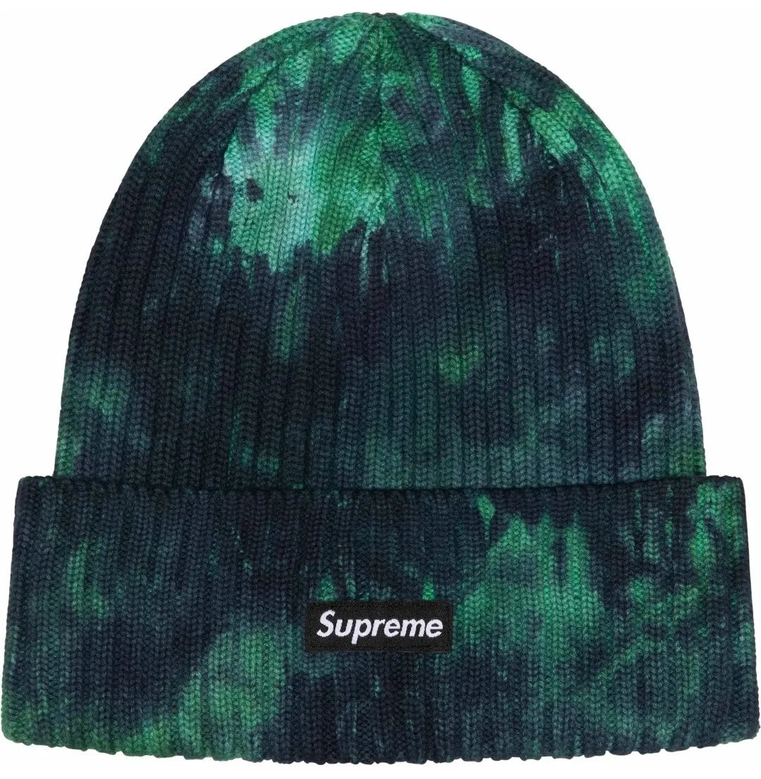 Supreme Overdyed Beanie (SS24) Splatter Green
