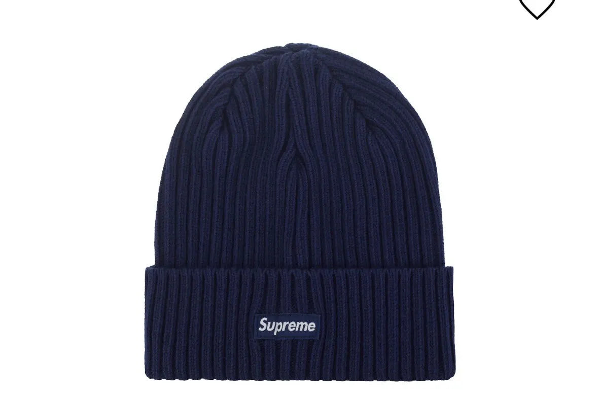 Supreme Overdyed Beanie (SS24) Navy
