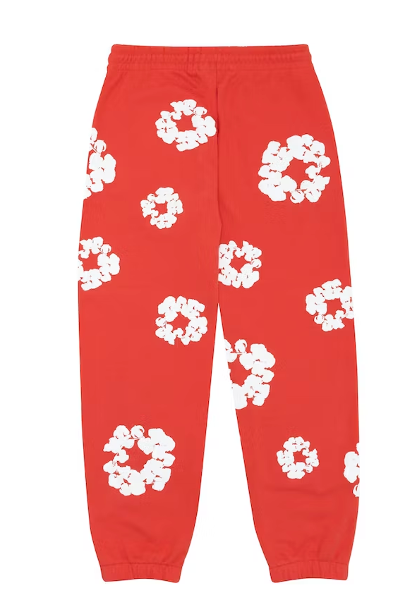 Denim Tears Cotton Wreath Sweatpant Red