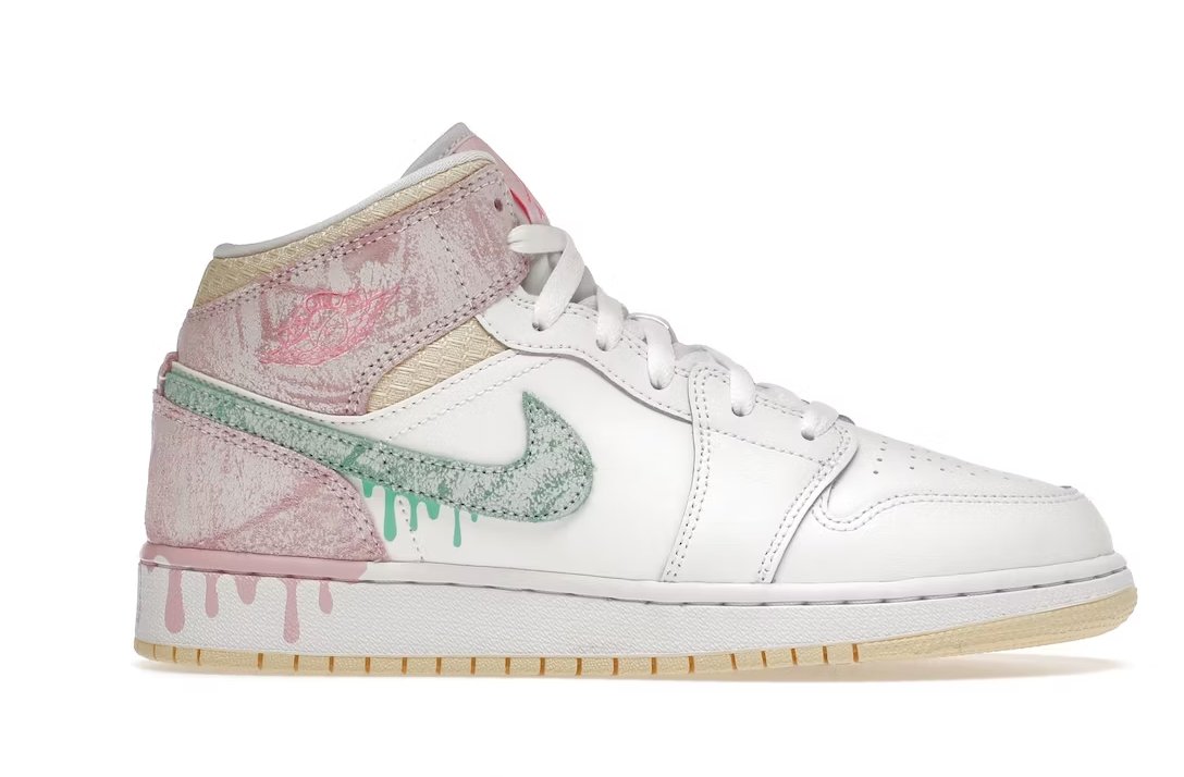 Air Jordan 1 Mid Paint Drip (GS) - Verified Sneaker Boutique Wellington