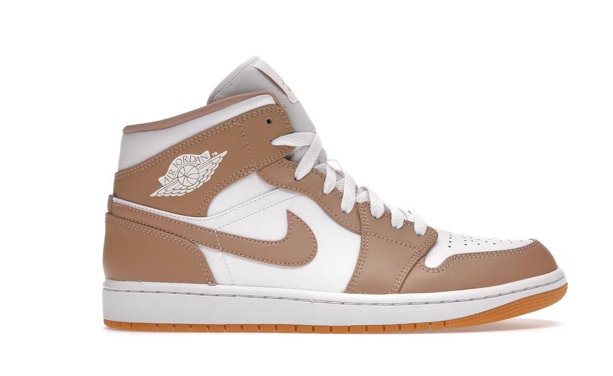 Air Jordan 1 Mid Tan Gum - Verified Sneaker Boutique Wellington