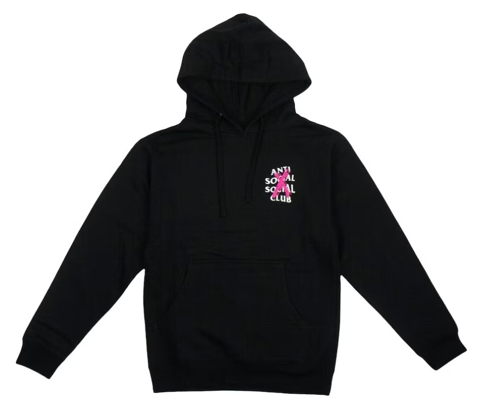 Anti Social Social Club Cancelled Hoodie Black - Verified Sneaker Boutique Wellington
