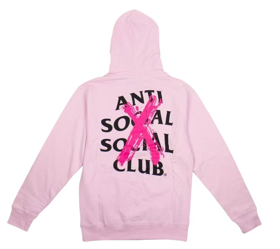 Anti Social Social Club Cancelled Hoodie Pink - Verified Sneaker Boutique Wellington