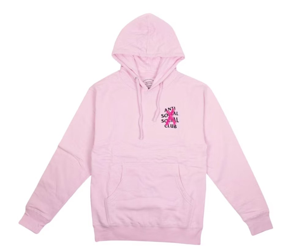 Anti Social Social Club Cancelled Hoodie Pink - Verified Sneaker Boutique Wellington