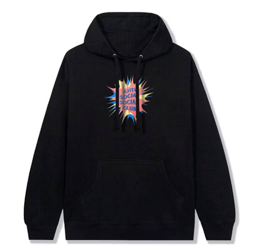 Anti Social Social Club Stunned Hoodie Black - Verified Sneaker Boutique Wellington