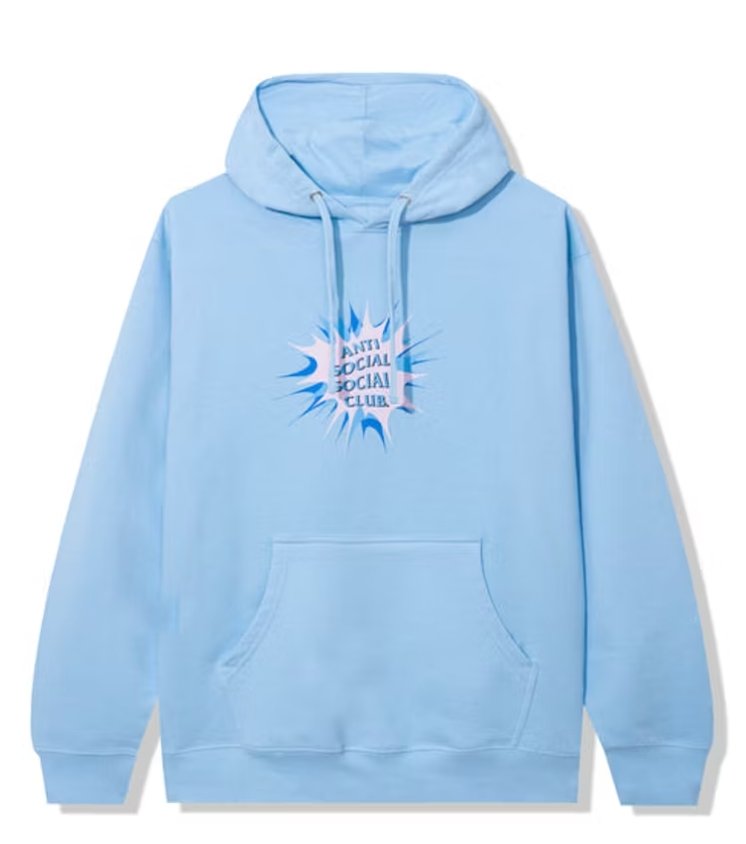 Anti Social Social Club Stunned Hoodie Blue - Verified Sneaker Boutique Wellington