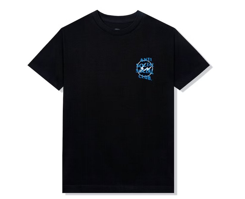 Anti Social Social Club x Fragment Precious Petals Tee Black Blue - Verified Sneaker Boutique Wellington