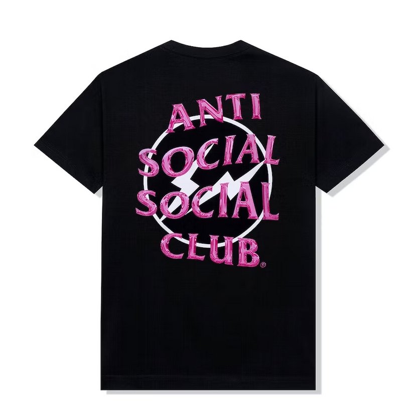 Anti Social Social Club x Fragment Precious Petals Tee Black Pink - Verified Sneaker Boutique Wellington