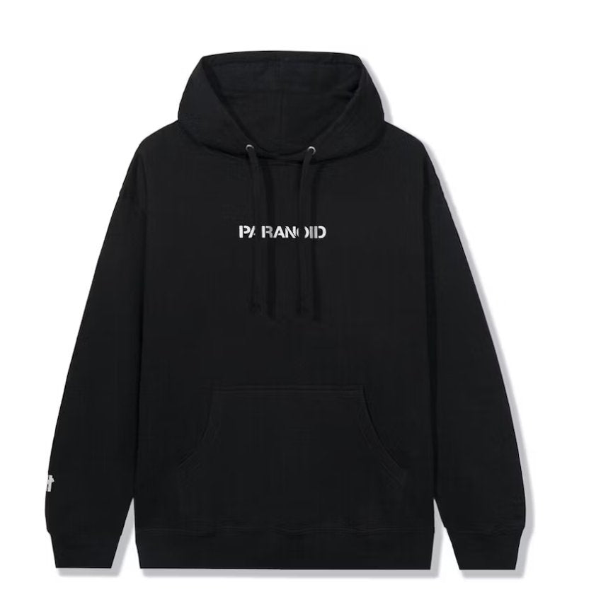 Anti Social Social Club x Undefeated Paranoid Hoodie Black - Verified Sneaker Boutique Wellington