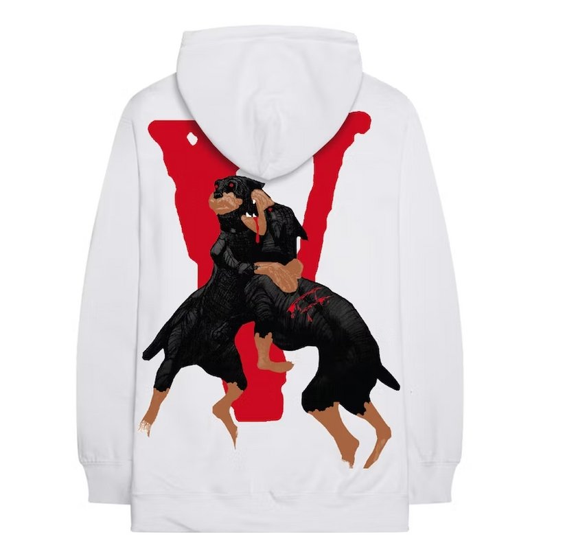 City Morgue x Vlone Dogs Hoodie White - Verified Sneaker Boutique Wellington
