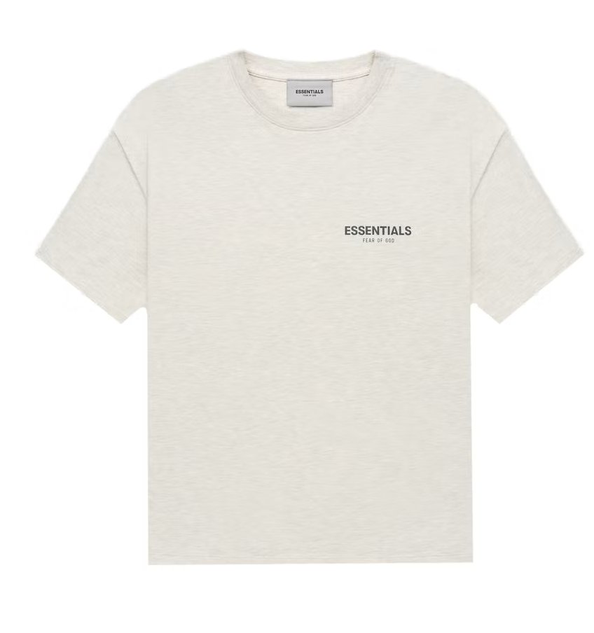 Fear of God Essentials Core Collection T-shirt Light Heather Oatmeal - Verified Sneaker Boutique Wellington