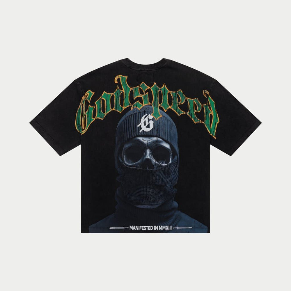 Godspeed Balaclava Szn T-Shirt (Black Wash)