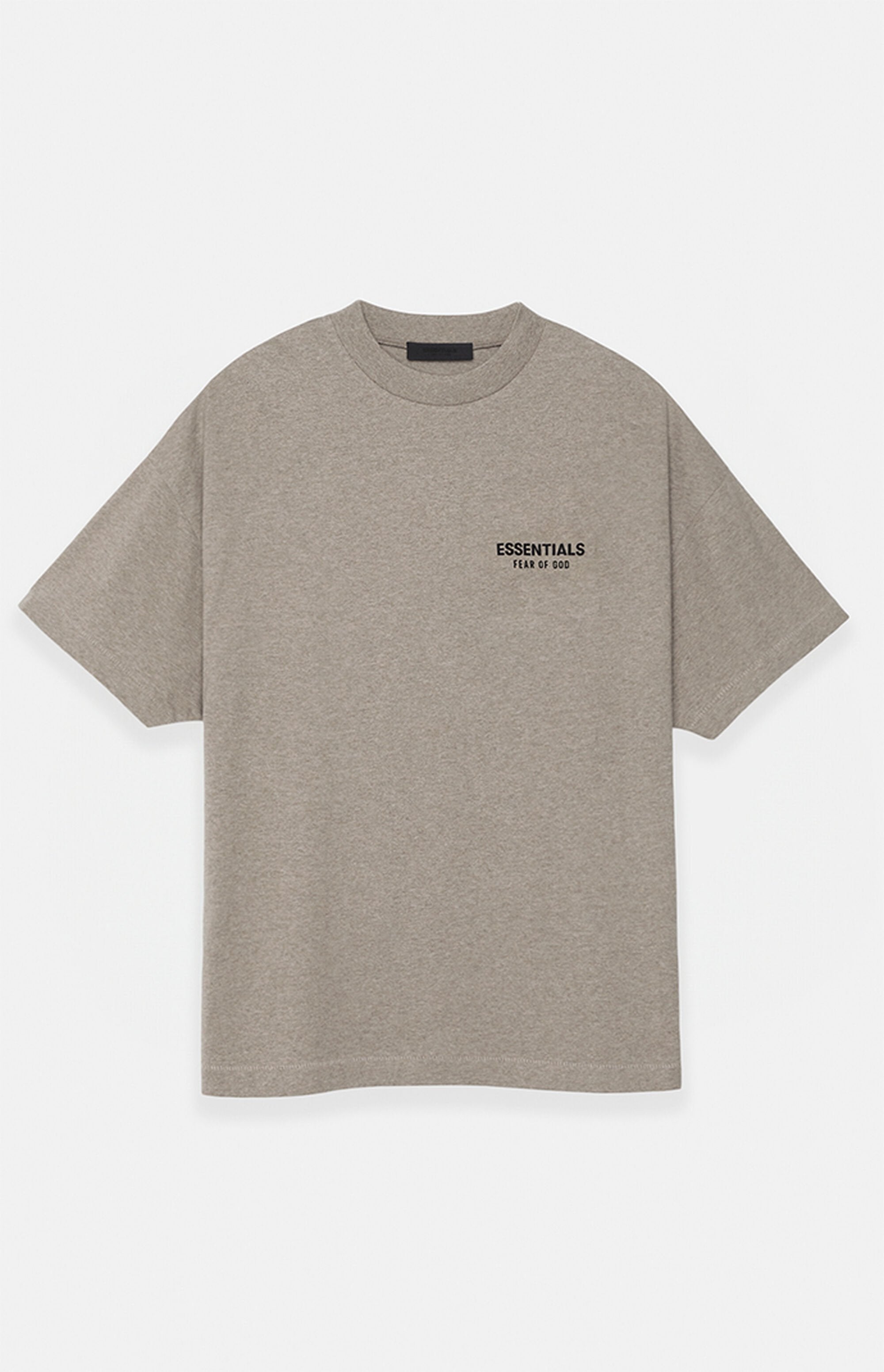 Fear of God Essentials Heather Grey Crew Neck T-Shirt